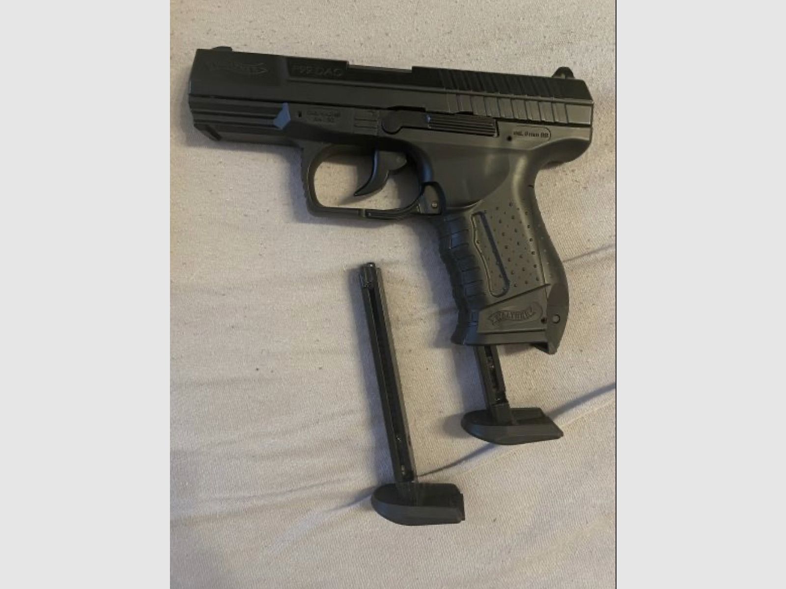 P99 Airsoft Gas mit Zubehör 
