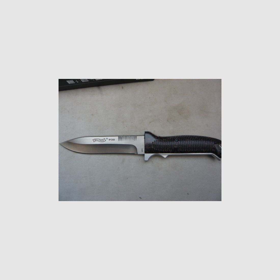 Walther P38  Knife Feststehenes Messer für Jagd und Freizeit
