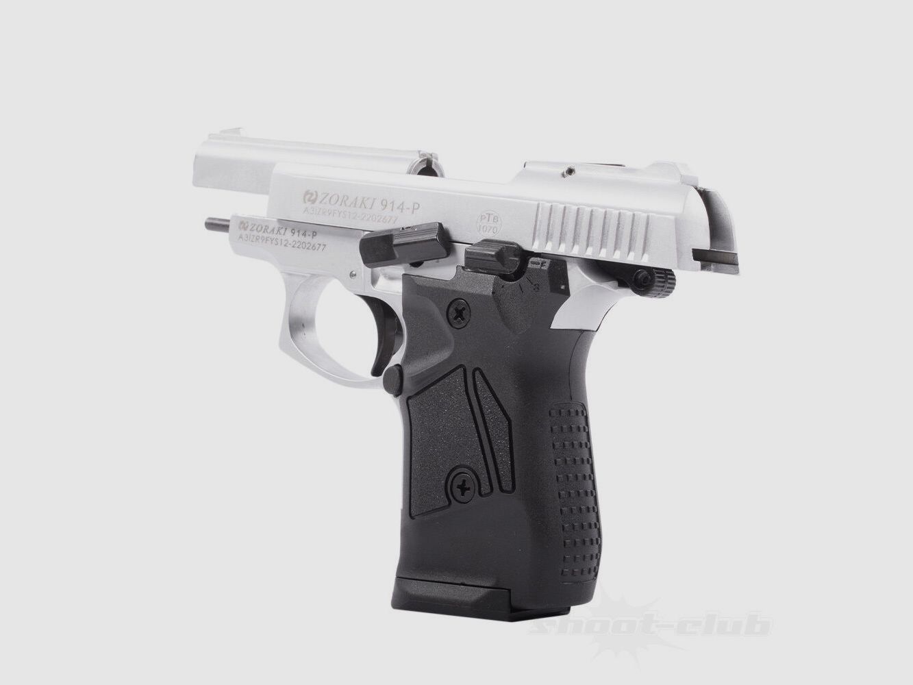 Zoraki Zoraki 914 matt chrom 9 mm PAK
