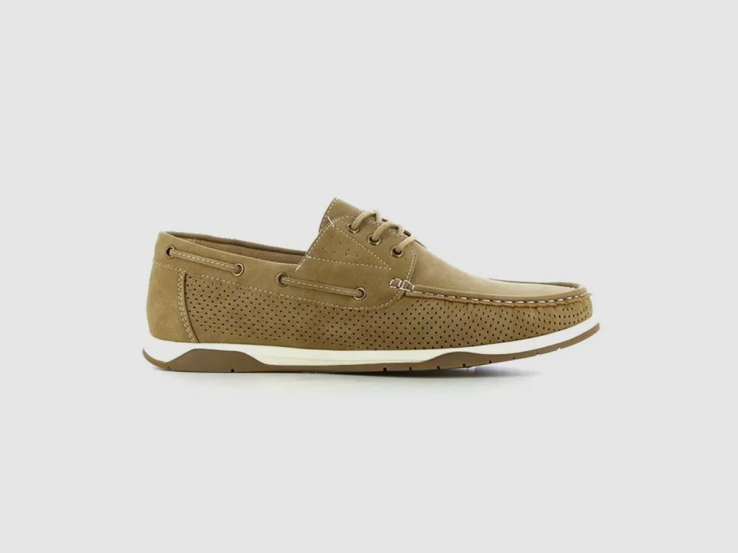 Herren Bootsschuhe aus synthetischem Camel - Niedrigschaft, Bild 2 von 10