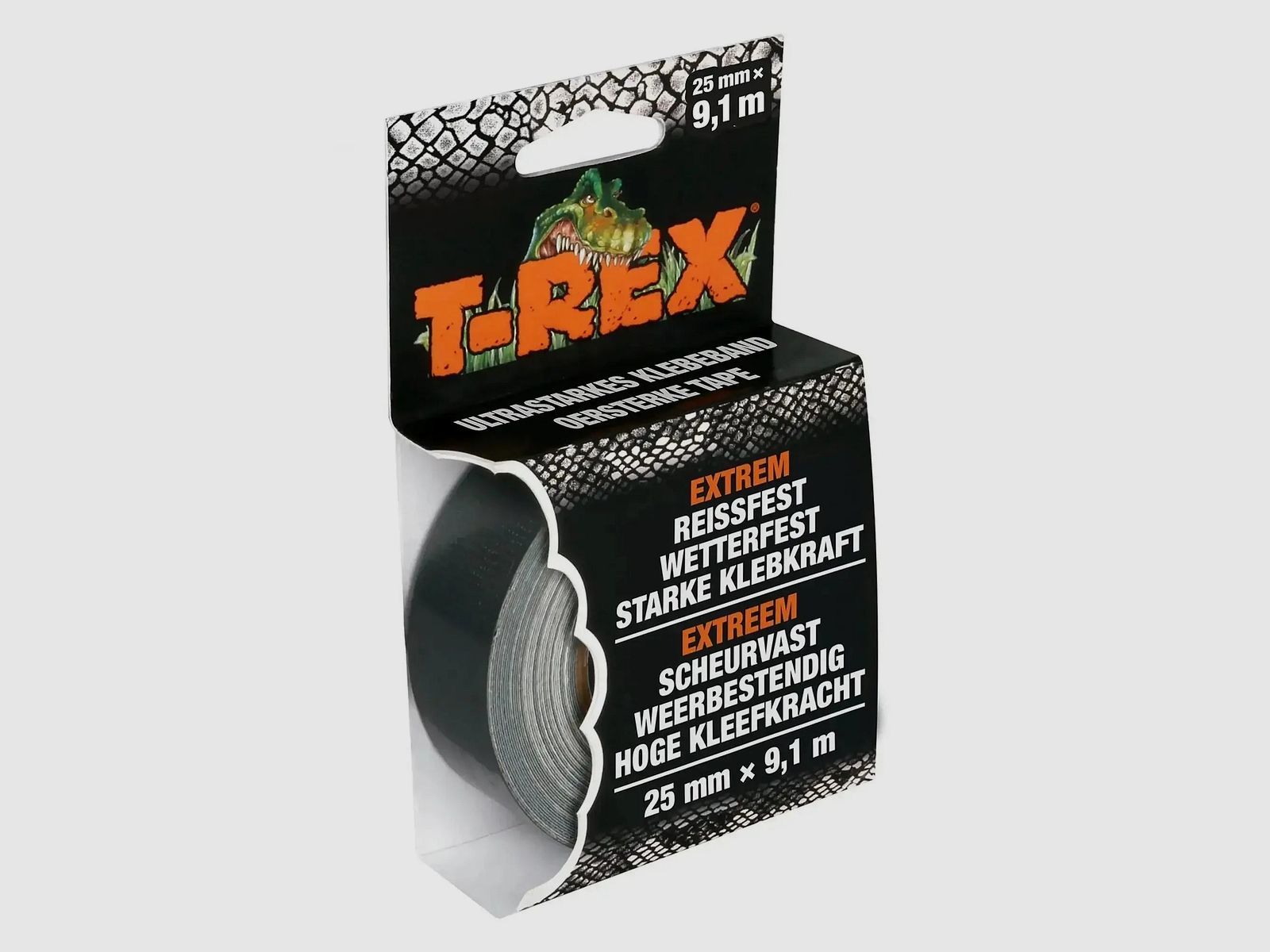T-Rex T-Rex Ruban Adhésif Ruban en Tissu Mini Rouleau 25 mm x 9.1 m