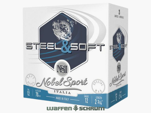 Nobel Sport Italia 12/70 Steel und Soft Trap T7 2,5mm - 24g