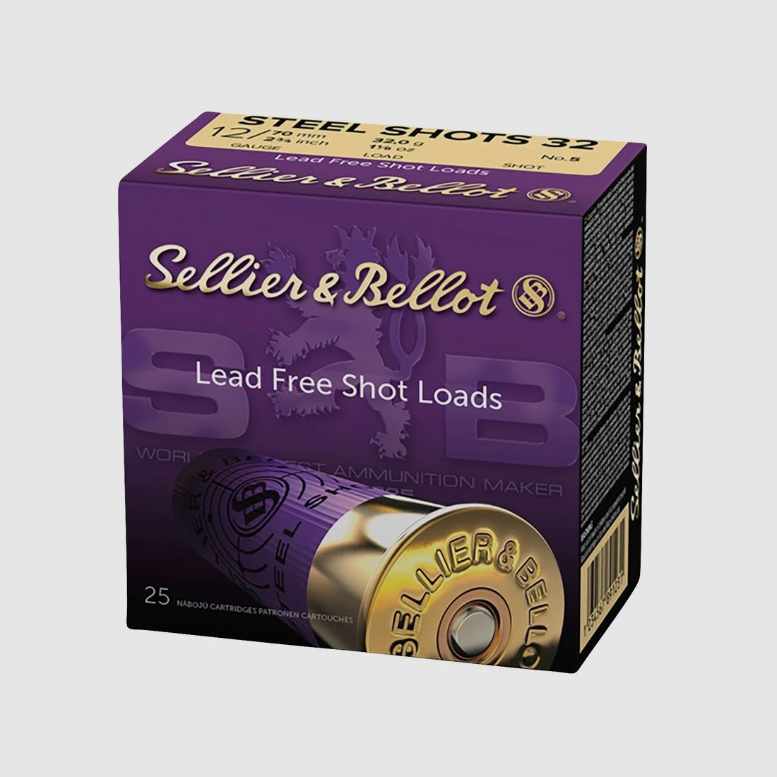 12/70 Caccia Steel 4,1mm 32g Sellier & Bellot