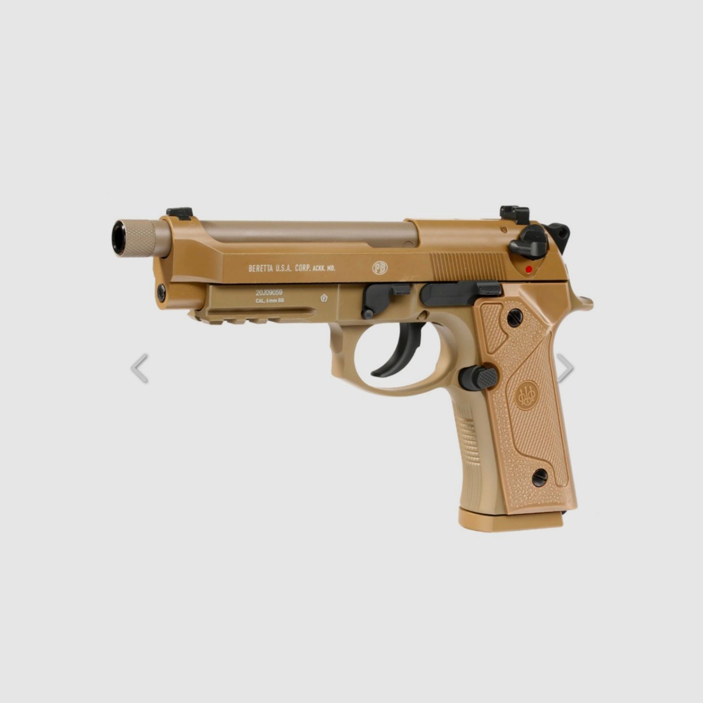 KWC Beretta M9A3 Vollmetall CO2BB 6mm BB Flat Dark Earth