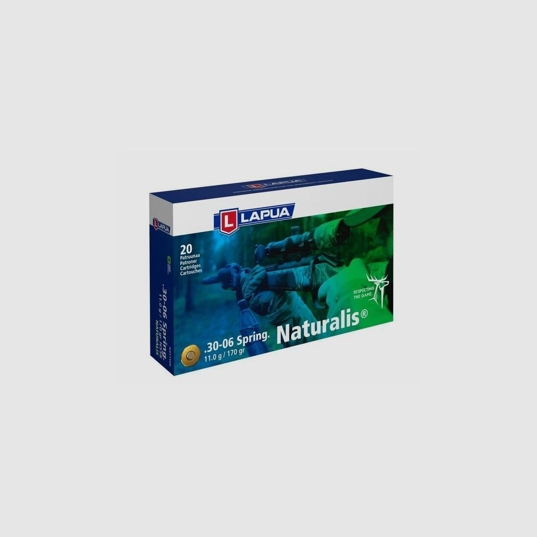 Lapua Naturalis 30-06 Jagdmunition Bleifrei