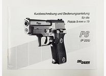 SIG Sauer korte beschrijving en gebruikershandleiding voor het pistool P6 / P225 9mm x 19 in lichte gebruikte staat