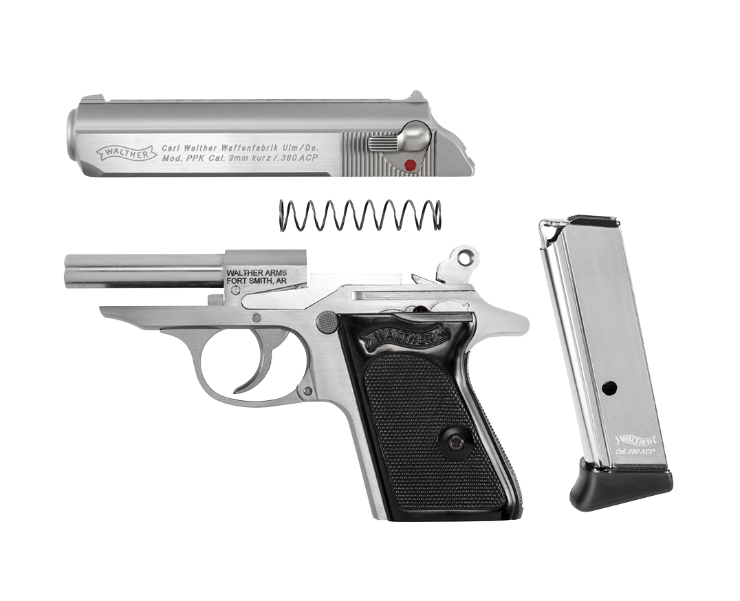 WALTHER PPK CAL 380 ACP INOX, immagine 2 di 5