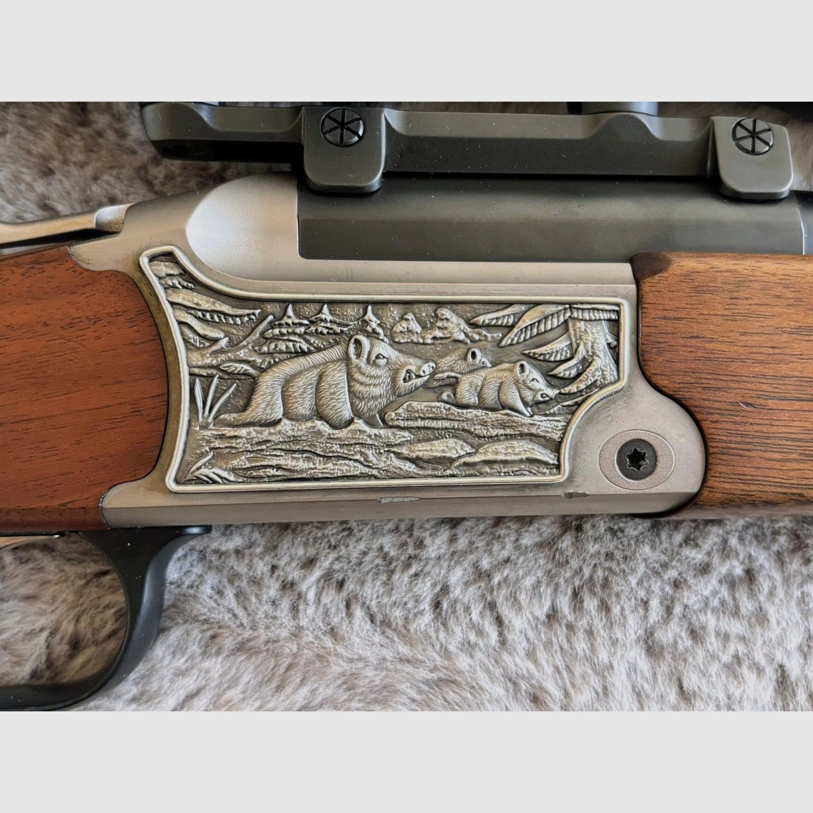 Bockbüchsflinte mit Einstecklauf