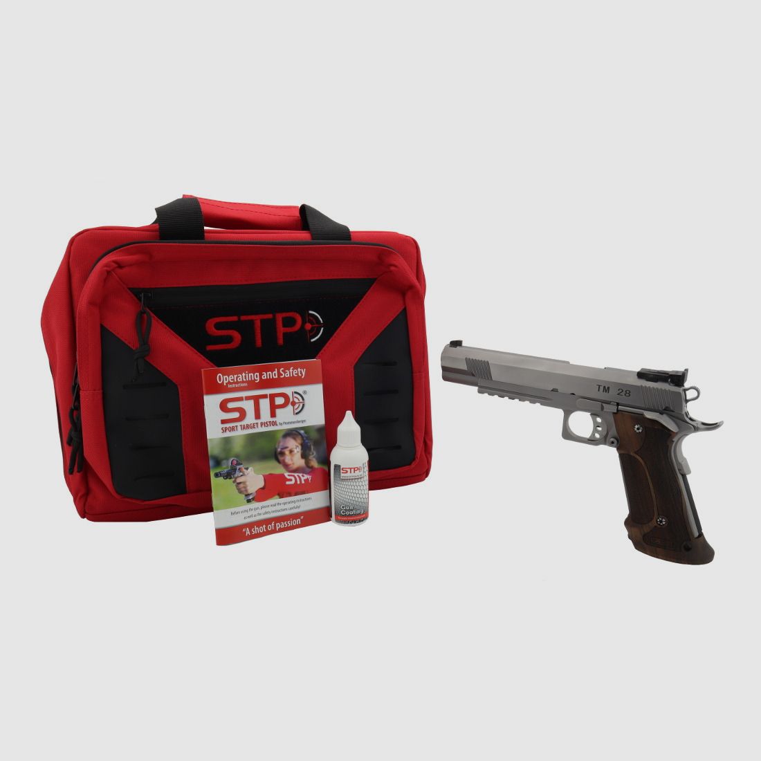 STP TM 28 6.0 met Nill Match-Duitse-Master grip en BOMAR richtmiddelen