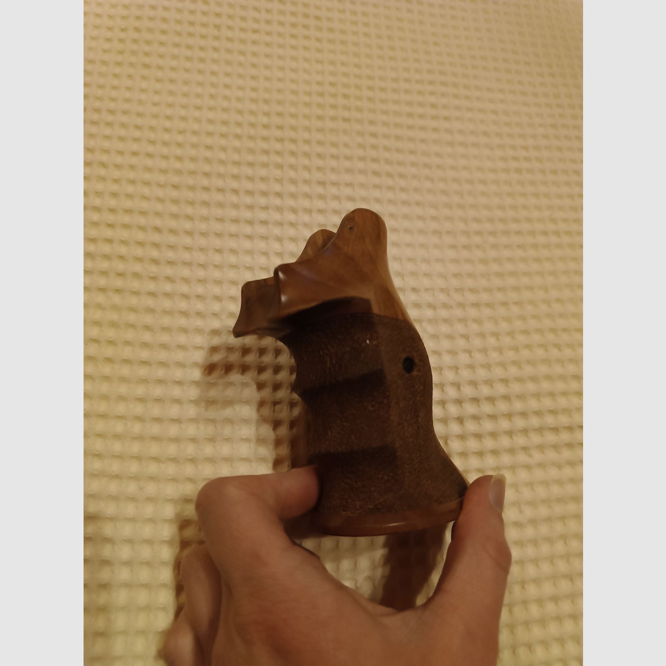 Linkshändergriff Holz Revolver Smith&Wesson 686 round butt