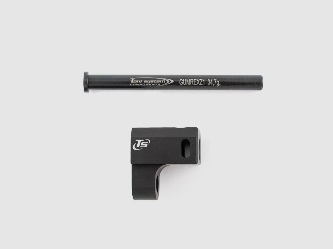 Compensator with steel spring guide rod for Arex Rex Zero 1 Tactical