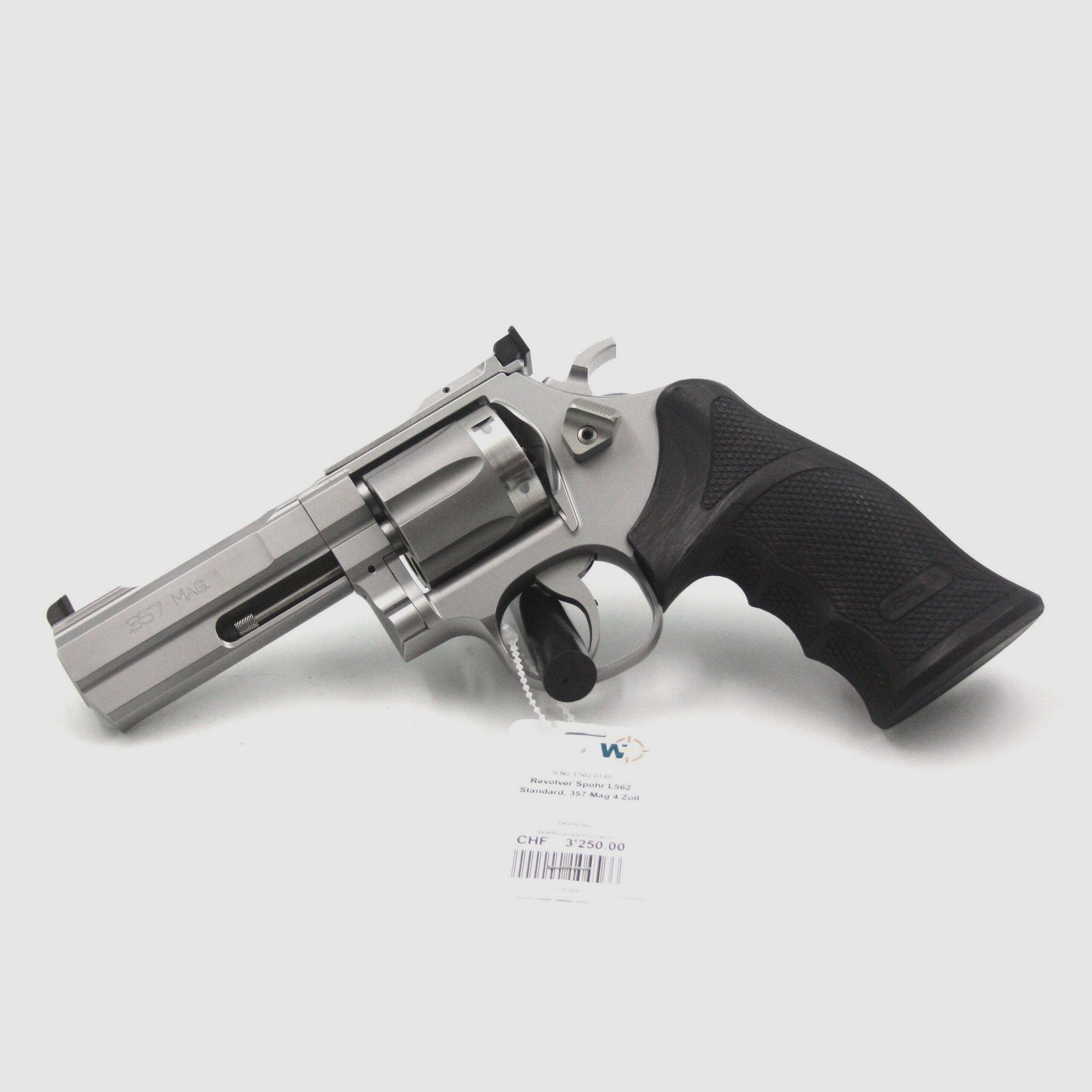 Revolver Spohr L562 Standard, Stainless, .357 Mag., 4″ Lauf, Bild 1 von 2