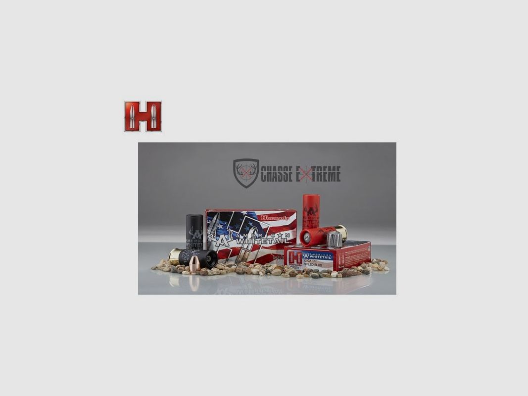 5 Patronen HORNADY American Whitetail Kal.12 Flintenlaufgeschoss 1 Oz Aw, Bild 2 von 2