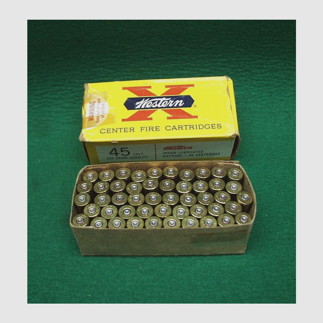 Winchester hulzen .45 Colt, gebruikt