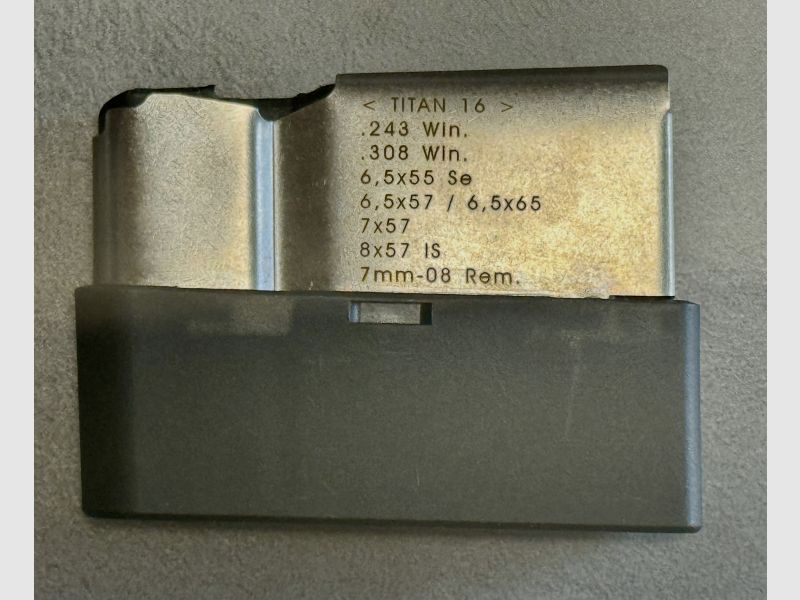 Rößler Titan 5-Schuss-16 Magazin .243Win/.308Win/6,5x55SE/6,5x57/6,5x65/7x57/8x57IS/7mm-08 Rem.NEU