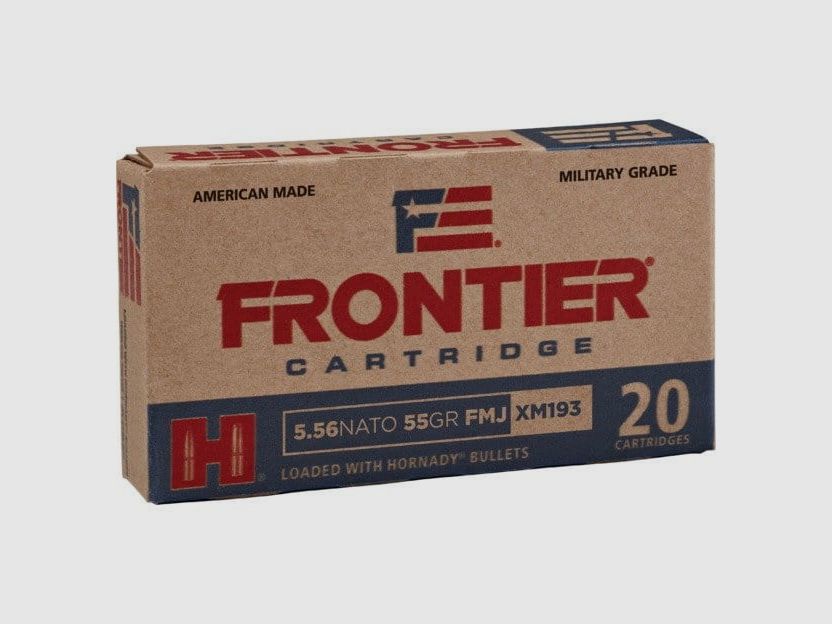 Hornady .223 Rem. FMJ Frontiers 55grs. - 20 Stk.