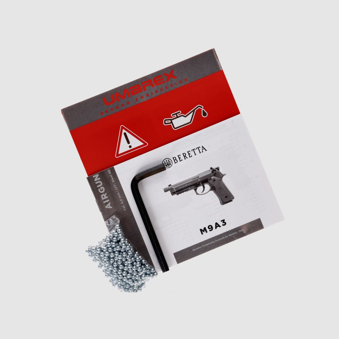 PISTOLET WIARÓWKA BERETTA M9A3 FM 4,5MM BRĄZOWY, zdjęcie 9 z 9