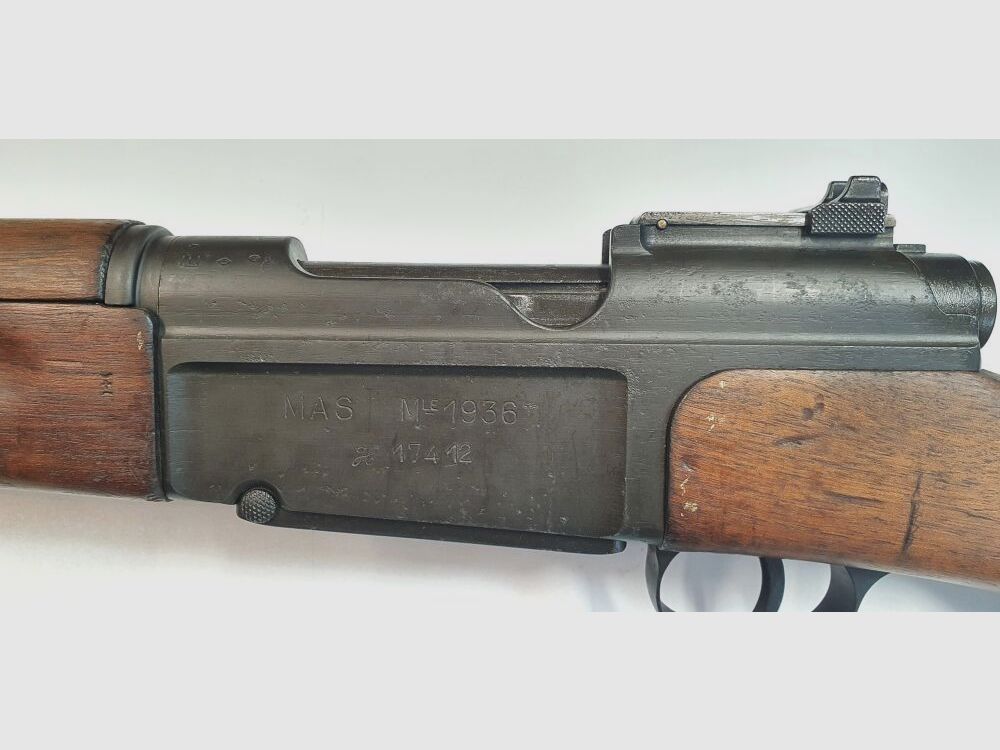 Manufacture nationales d`armes De St-Etienne !Rarität! Repetierbüchse MAS MLE 36 im Kaliber 7,5x54MAS - Seltenes Vorkriegsmodell, Bild 4 von 10