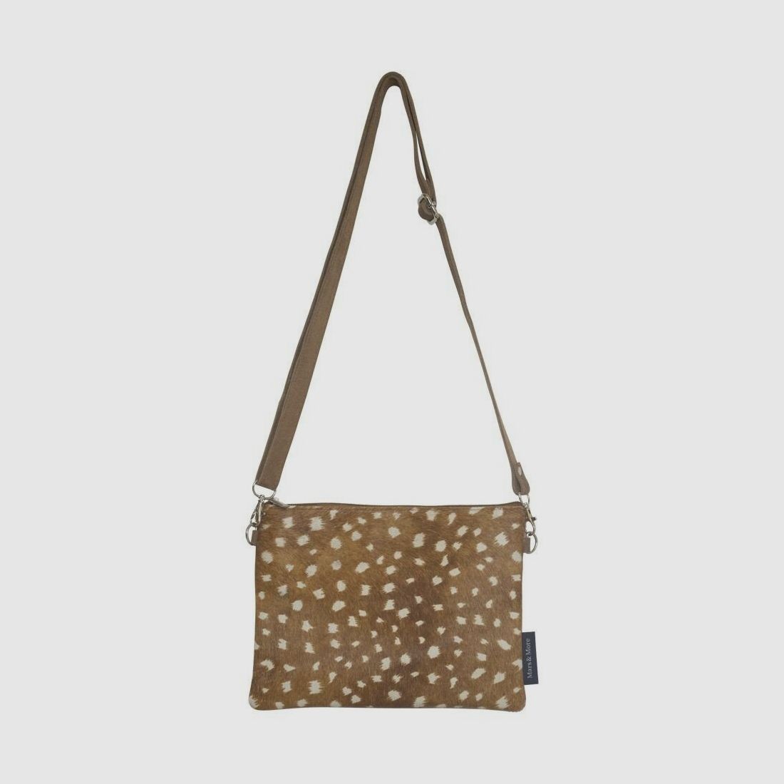 Lovergreen Taschen und Trvorleger und Abtreter Motiv Handtasche aus braunem/ naturfarbenen Leder