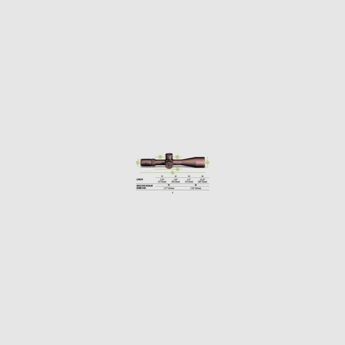 Razor Gen III 6-36x56 FFP EBR-7D MRAD, immagine 4 di 5