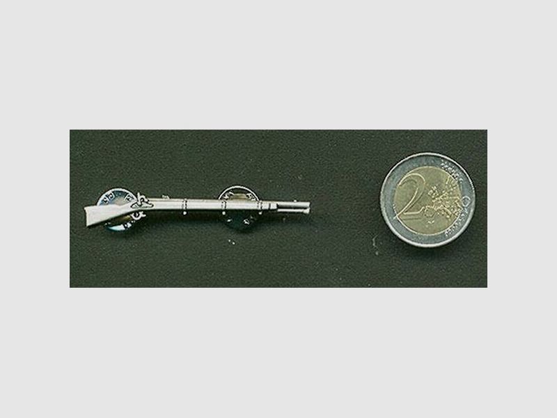 Vorderlader-Muskete als Metall-Anstecker