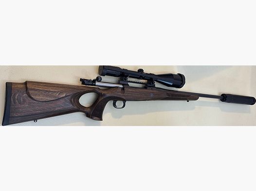 MAUSER M12 carabina a ripetizione calibro .308Win con ottica di mira + silenziatore + calcio a buco + guida Picatinny