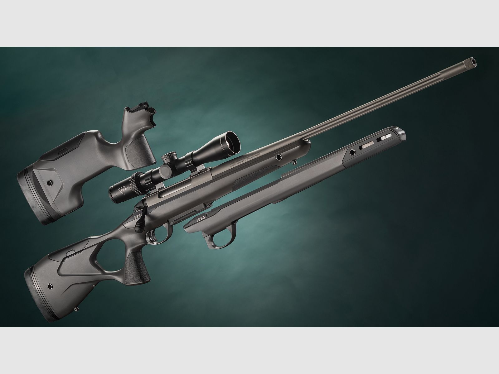 Sako S 20 Hunter 308 Win M.gevind Roughtech samt Ceracote, billede 3 af 4
