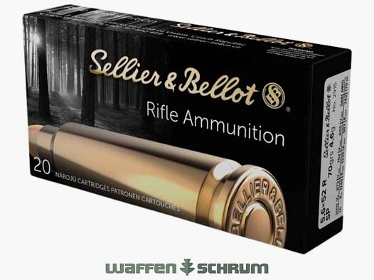 Sellier & Bellot Teilmantel 4,6g - 70gr. 5,6x52R