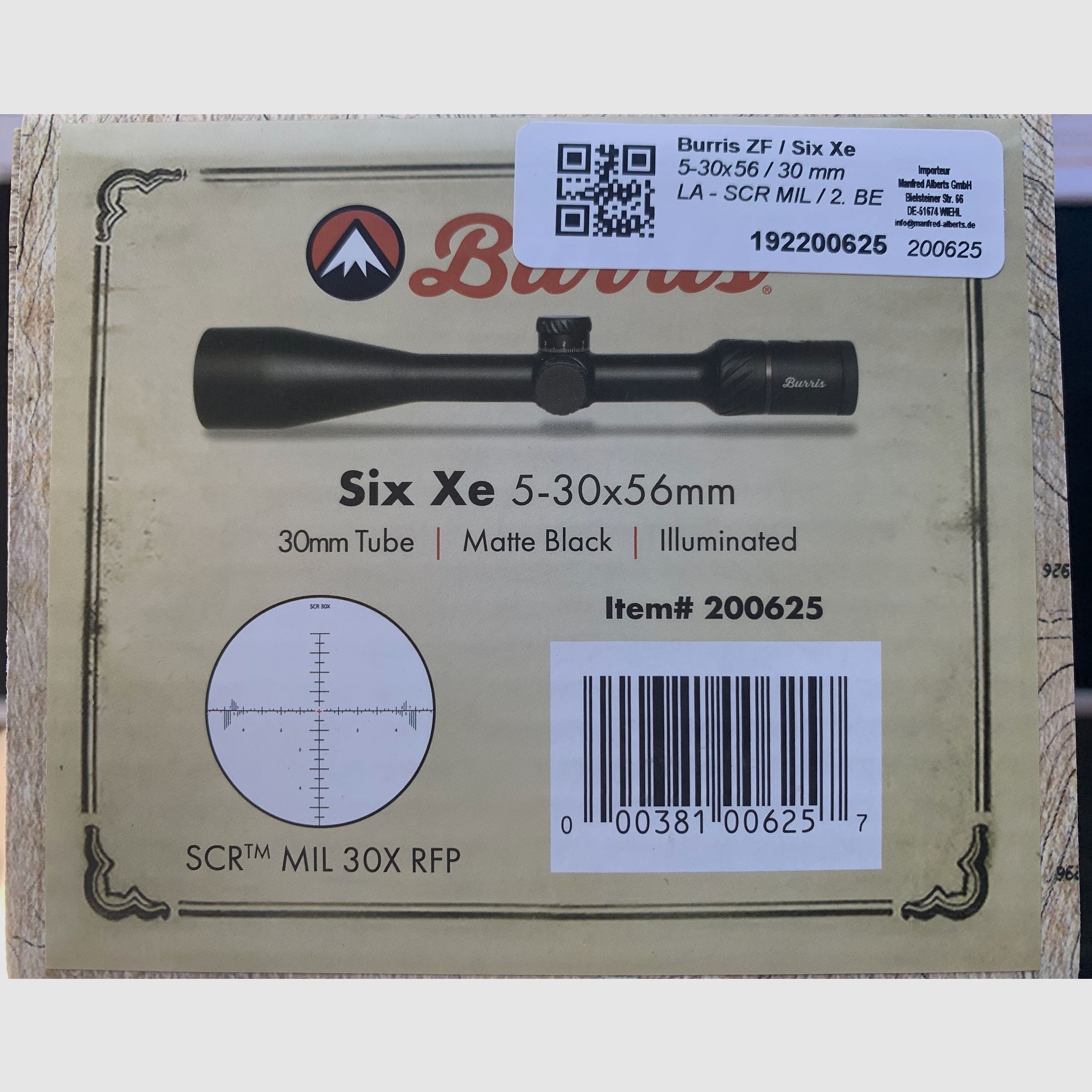 Burris Six Xe 5-30x56