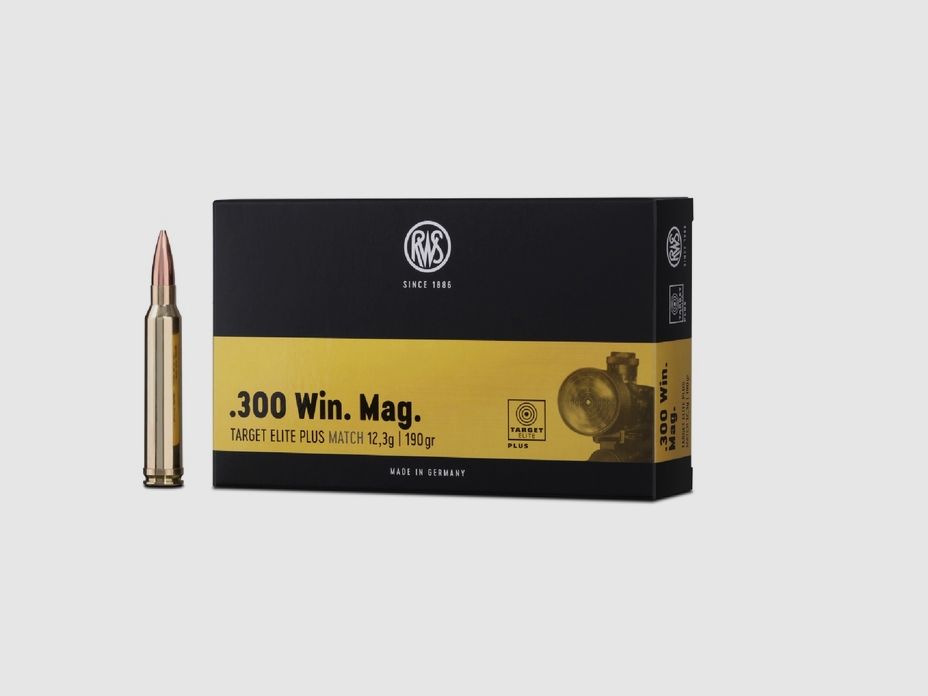 Target Elite Plus Kaliber .300 WinMag. 190 gr 20 Schuss