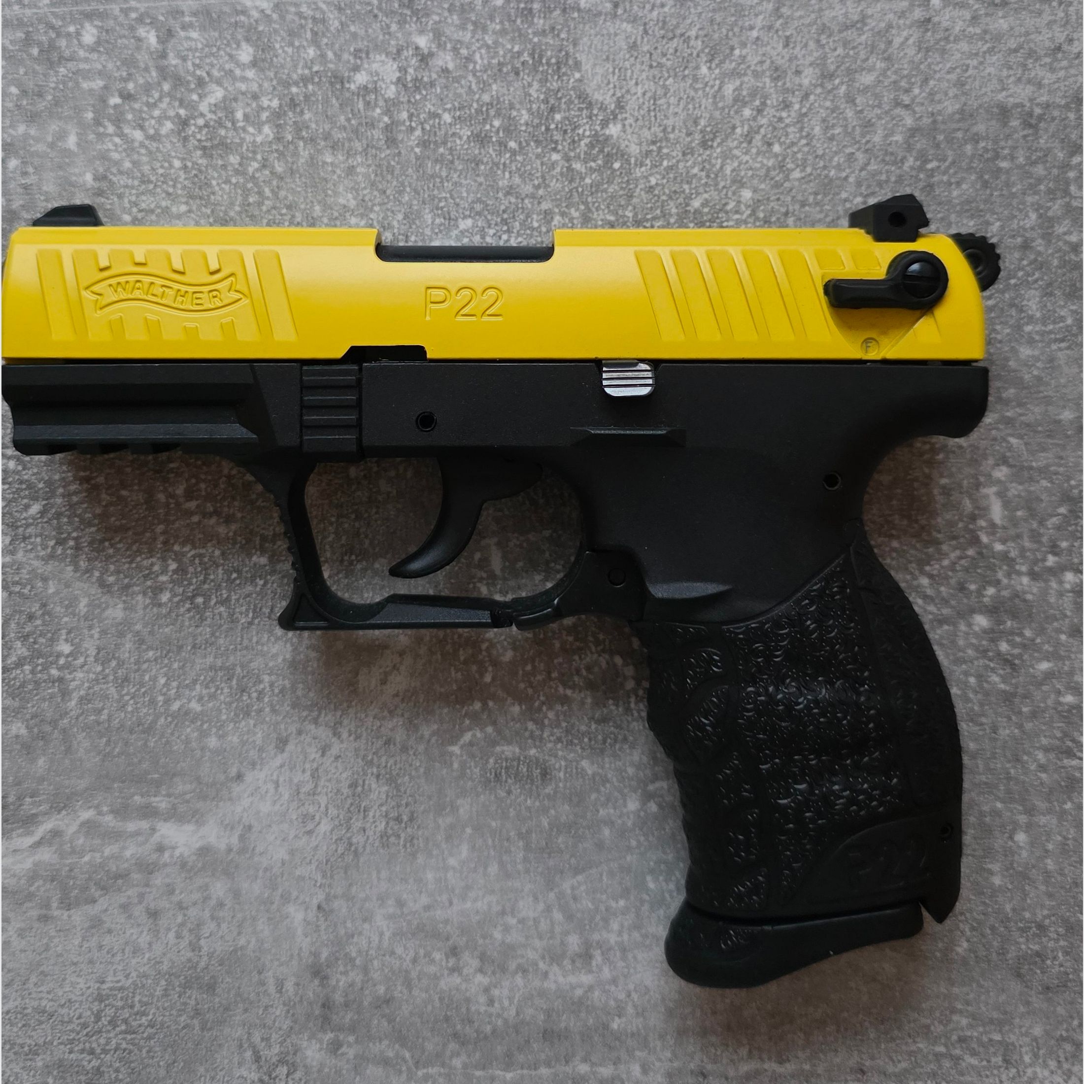 Walther P22Q Team Edition Geel/Zwart 9mm PAK