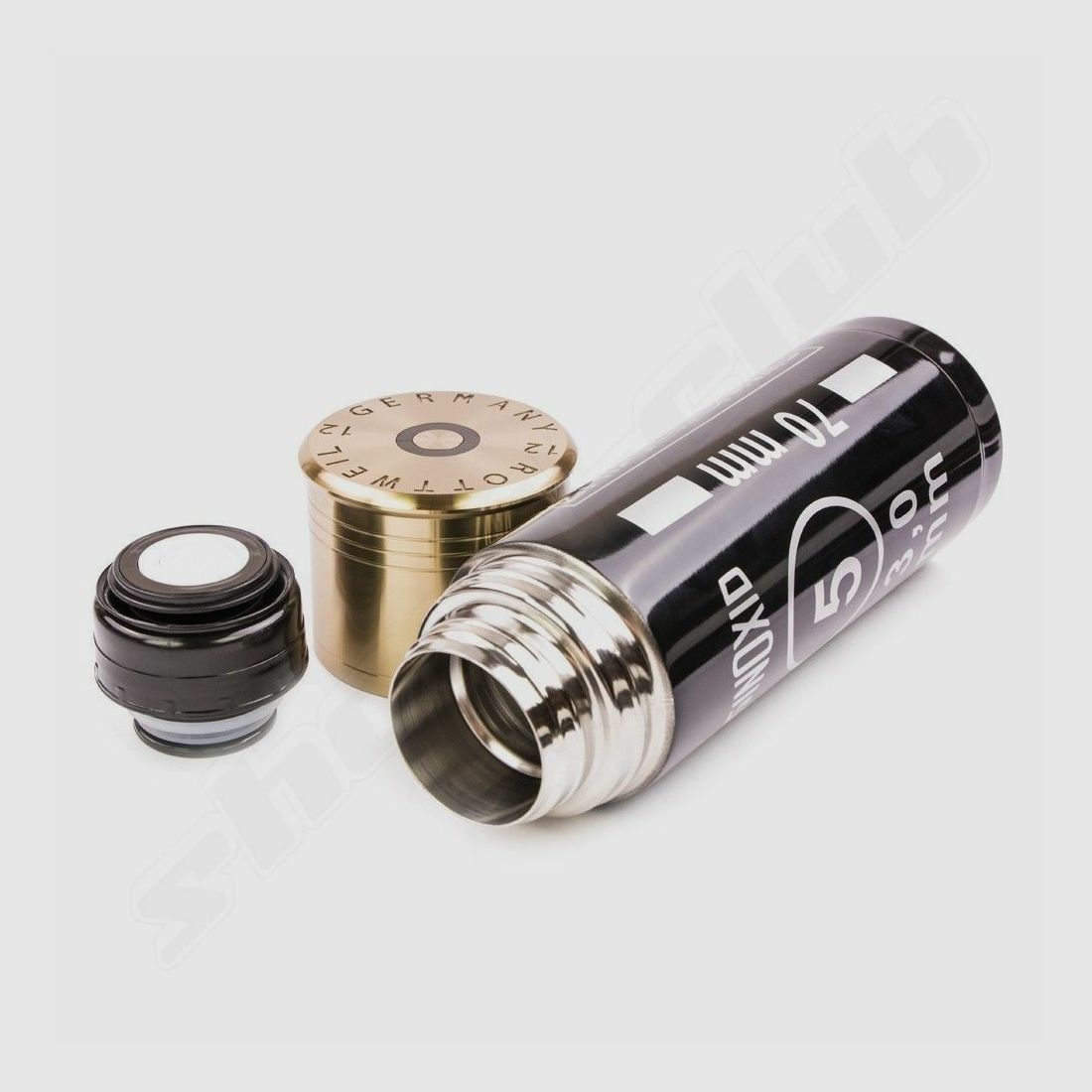 Rottweil thermos flask in shotgun cartridges