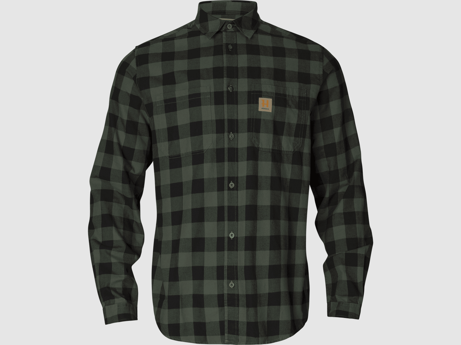 Härkila Camicia L/S Scandinava Uomo Verde a Quadri 2XL