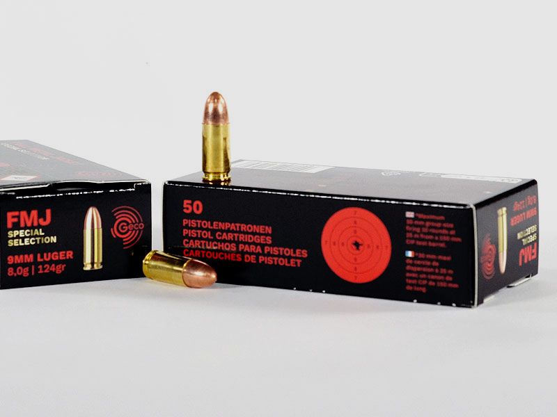 GECO 9 mm Luger, Special Selection 124 grs 1 opakowanie (50 strzałów po 0,295 €*)
