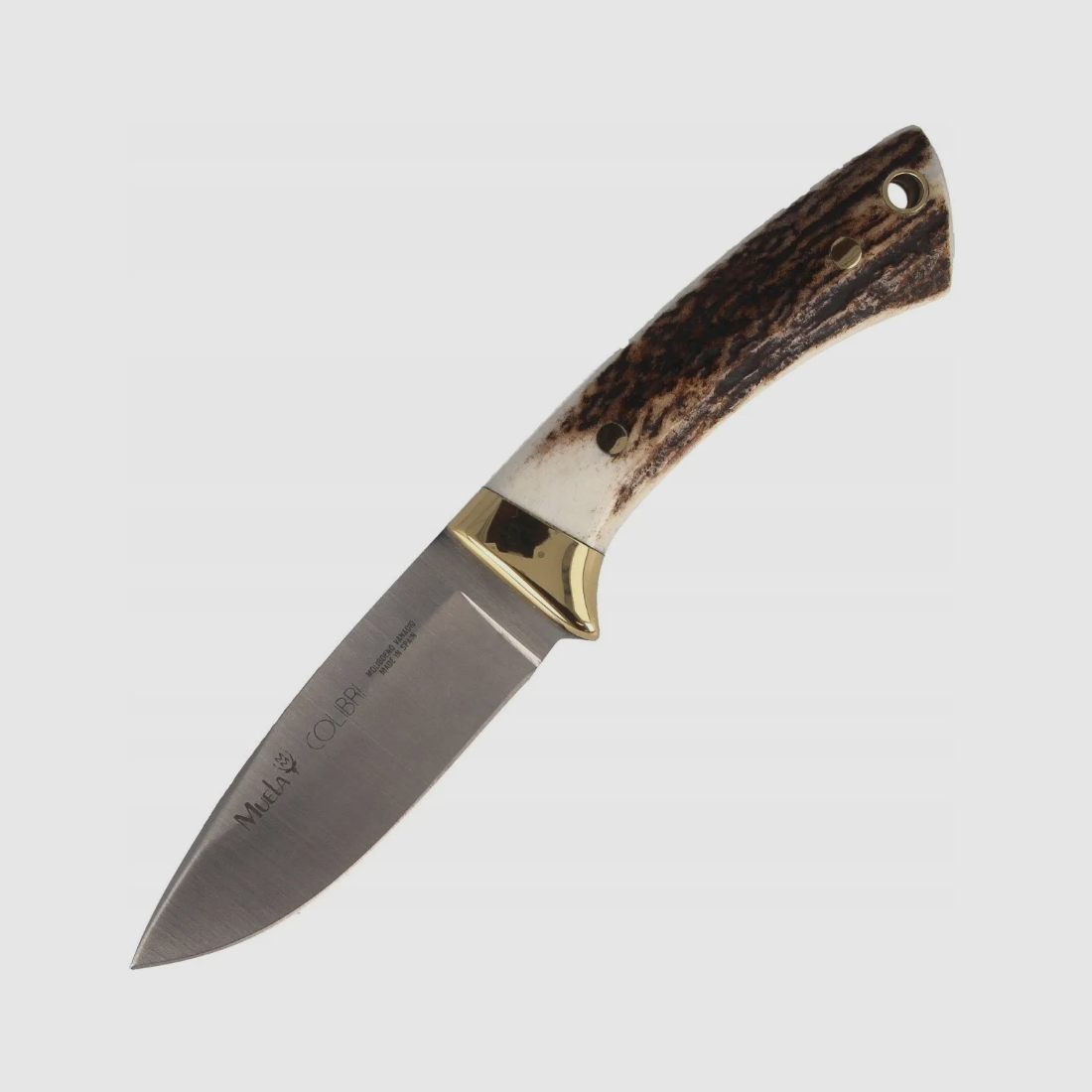 Muela Full Tang Colibri-7A Drop-p SS hertenmes, afbeelding 3 van 4