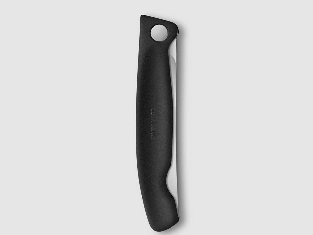 NÓŻ PIKNIKOWY VICTORINOX ZĄBKOWANY 11CM CZARNY, zdjęcie 4 z 7
