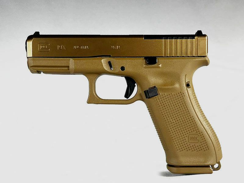 GLOCK 19X Coyote MOS, Crossover