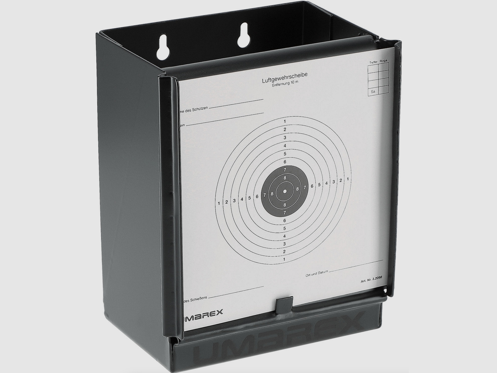 Umarex 3.2089 bullet trap Target 14x14 including 10 paper targets