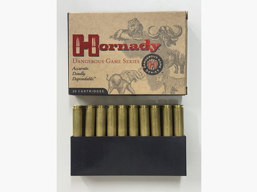 .416 Rigby Hornady łuski w oryginalnym opakowaniu