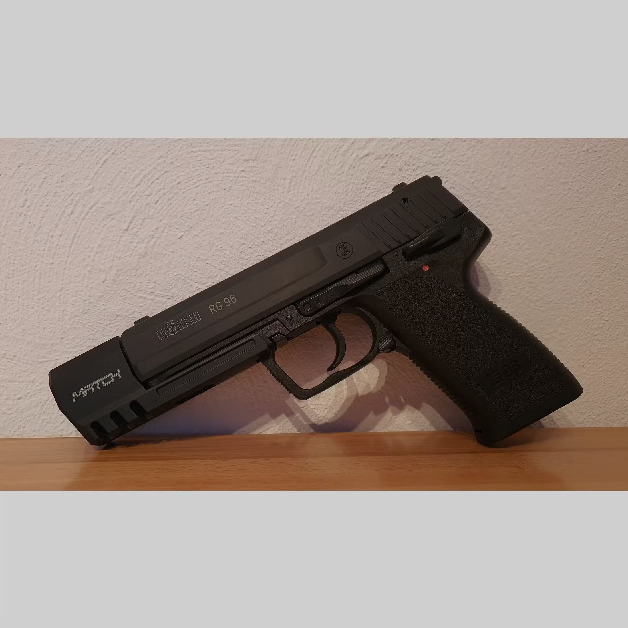Röhm RG 96 Match, im Kaliber 9 mm P.A.K black