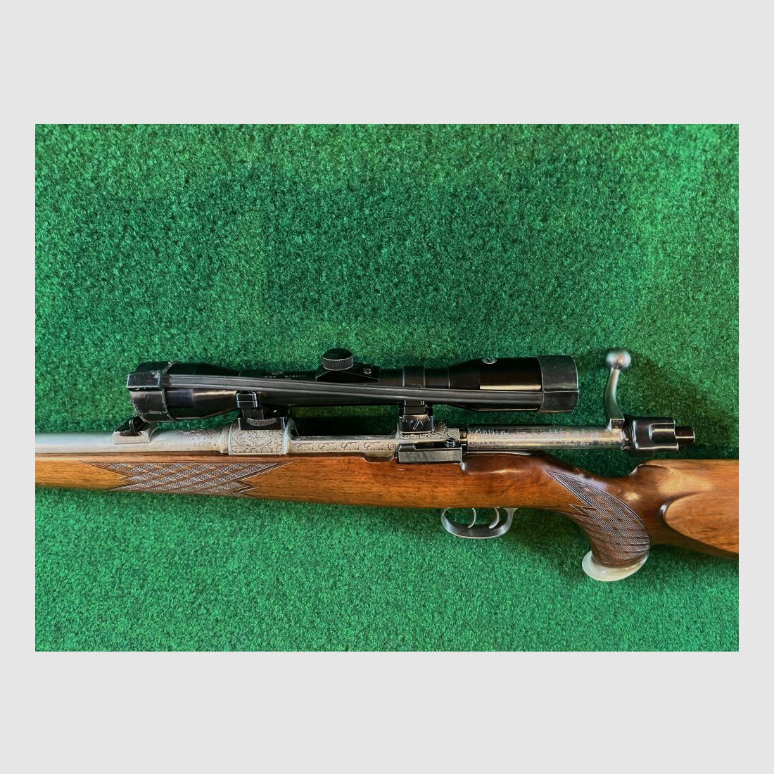 Heym Stutzen mit wunderschöner Punzierung .30-06Spring