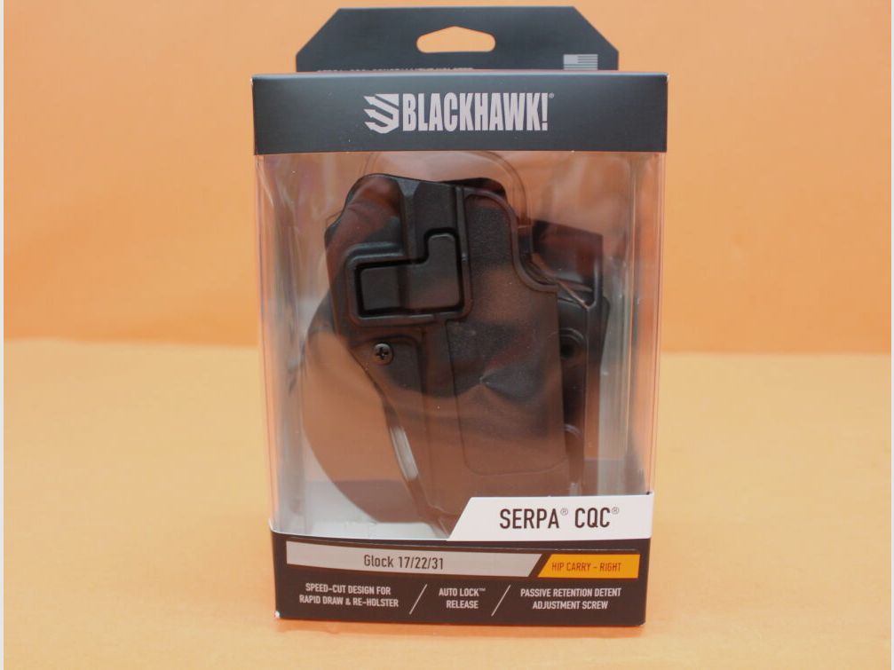 Blackhawk Blackhawk Holster SERPA CQC Concealment schwarz RH Glock (-Gen4) 17/22/31 (410500BK-R)