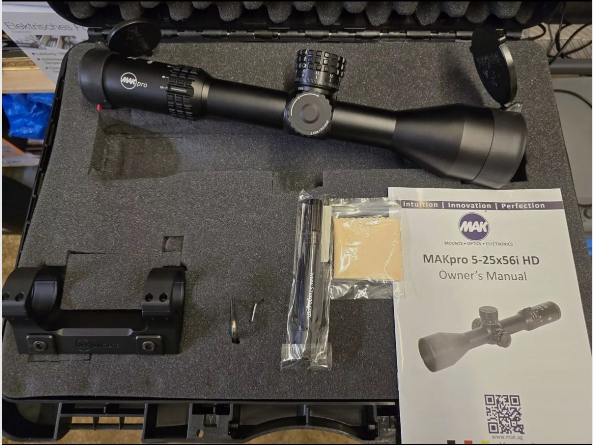 MAKpro 5-25x56 HD Zielfernrohr SALE UVP 3299,- Euro Steiner Schmidt & Bender Zeiss Leica Swarowski
