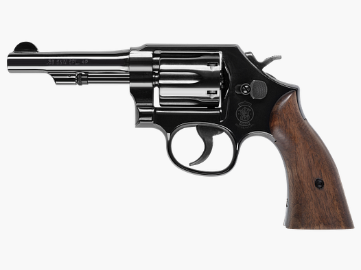 Revolver S&W 10 .38 Special Noir Poignée en Noyer