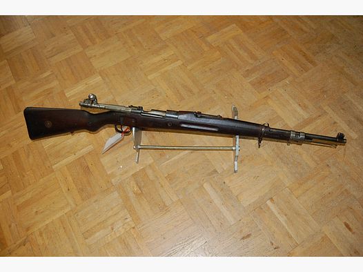 Rep. Büchse Brasilien Mauser M1908/43 Kal 7x57 Hersteller CZ Brno blanker Lauf +CIP