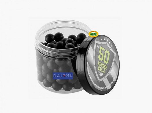 BLAUOPTIK pallettoni gomma cal.50 paintball conf.100 pz.