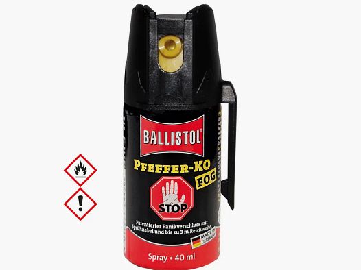 Pepper defense spray Klever K.O. FOG (spray mist) 40 ml