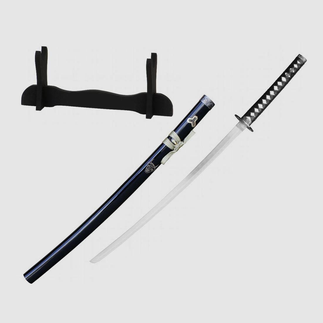 Bills Katana mit schwarzem Schwert Ständer