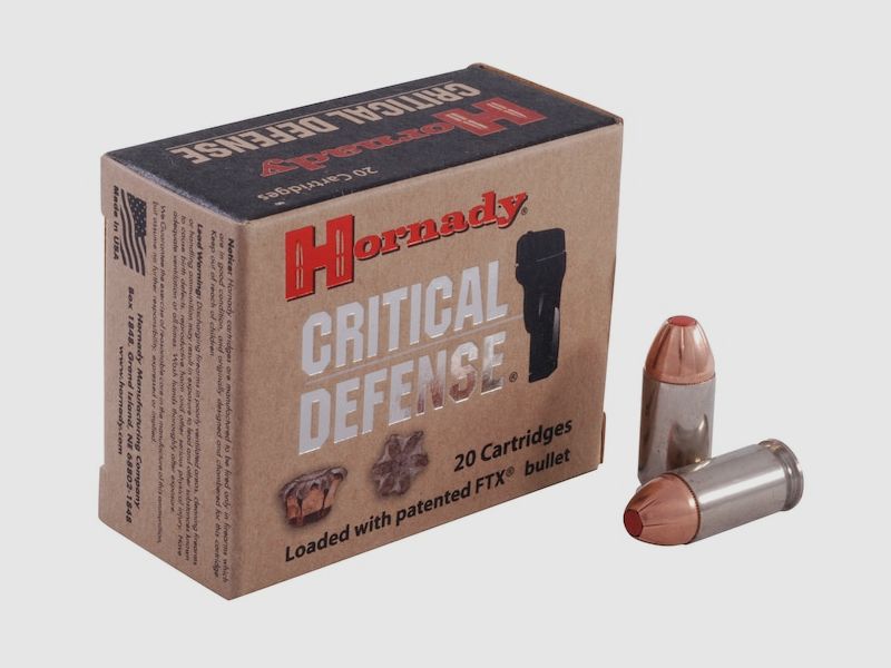 Hornady Critical Defense .45 ACP 185GR FTX 20 Patronen