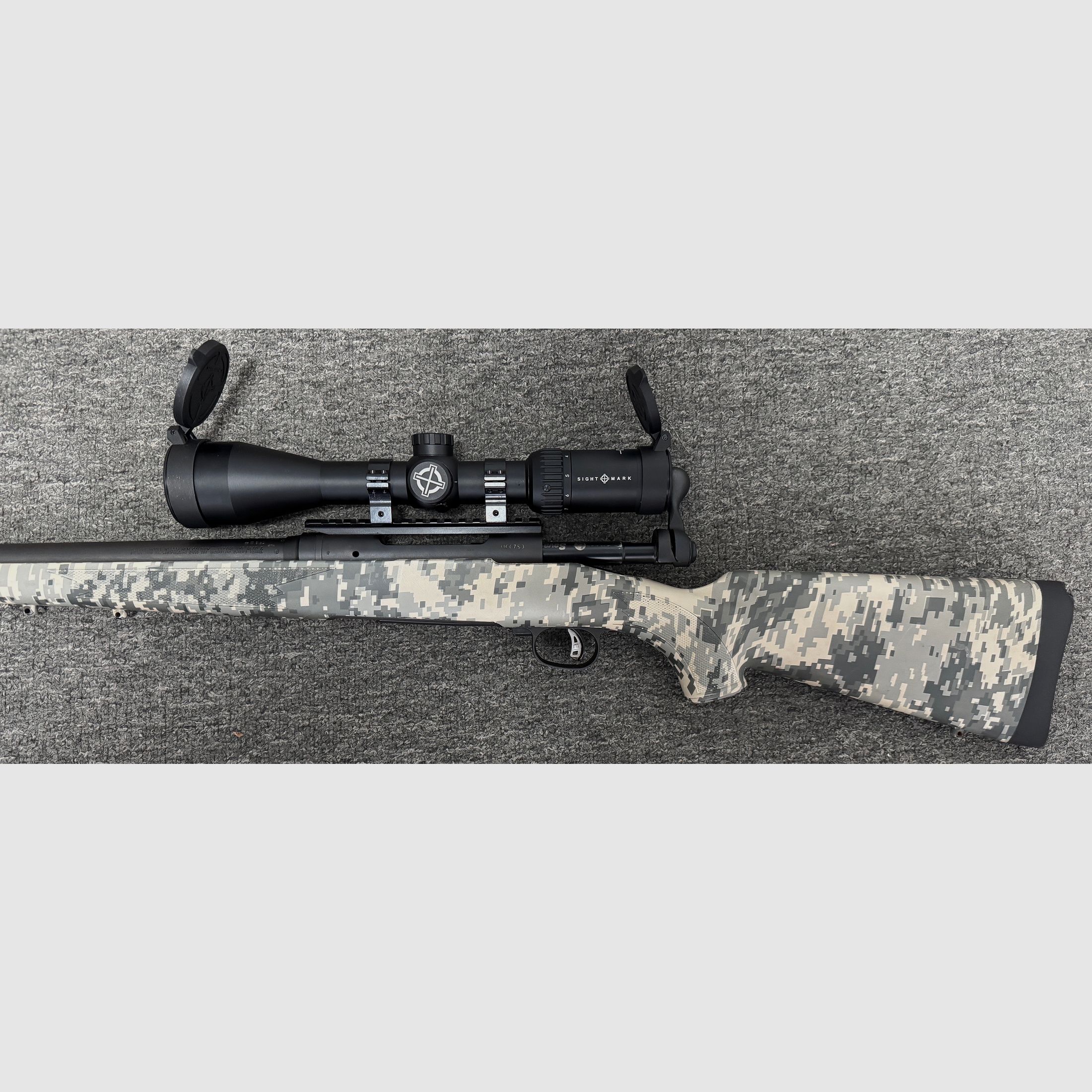 Savage 10 .223 Rem. met 3-9x50 LP & geluiddemper